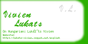 vivien lukats business card